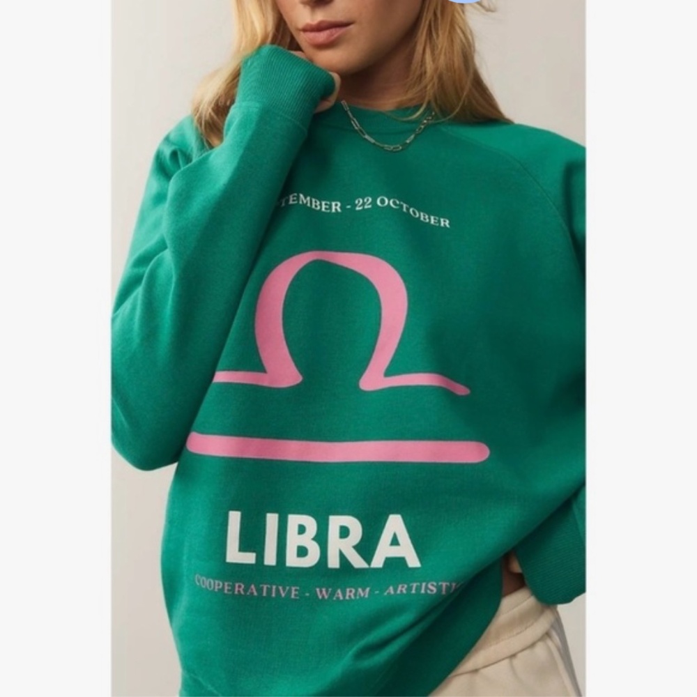 Anthropologie Libra sweatshirt